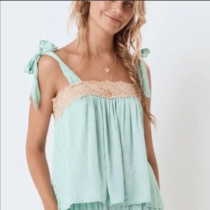 Spell Ocean Cami Seafoam XS